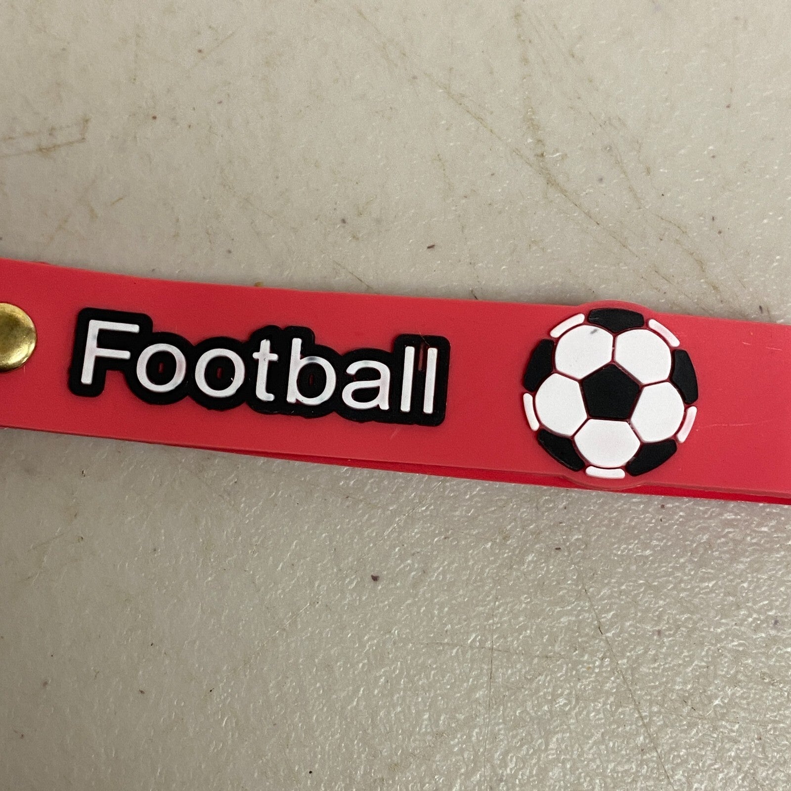 Assorted Silicone Soccer Keycahin with #7 Christiano Ronaldo Red Jersey Accesory