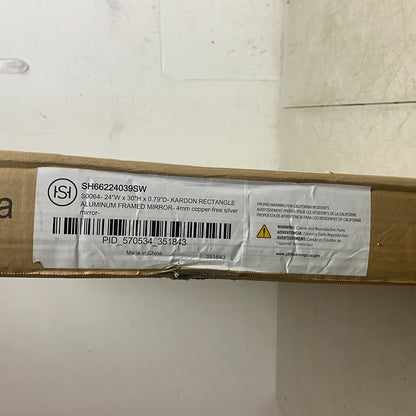 Signature Hardware 24''W x 30''H x 0.79''D - Kardon Rectangular Framed Mirror...
