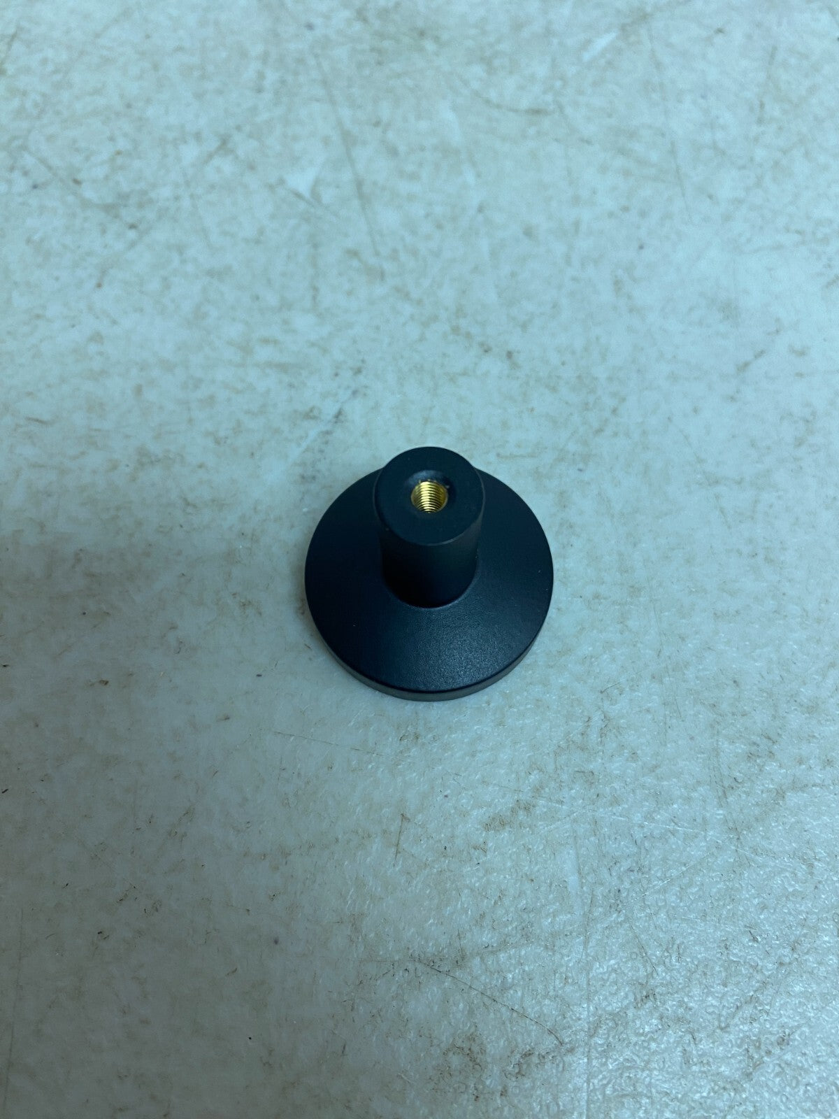 Signature Hardware 1" Lars Solid Brass Round Cabinet Knob - Black