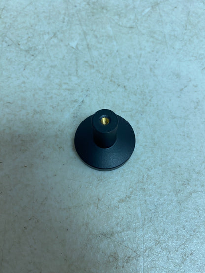 Signature Hardware 1" Lars Solid Brass Round Cabinet Knob - Black