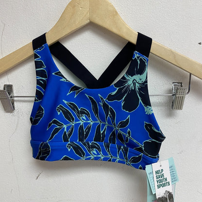 DSG Girls Performance Aspire Bra PRT Shadow Fronds Blue DAG11700PRTXG  BRAND NEW