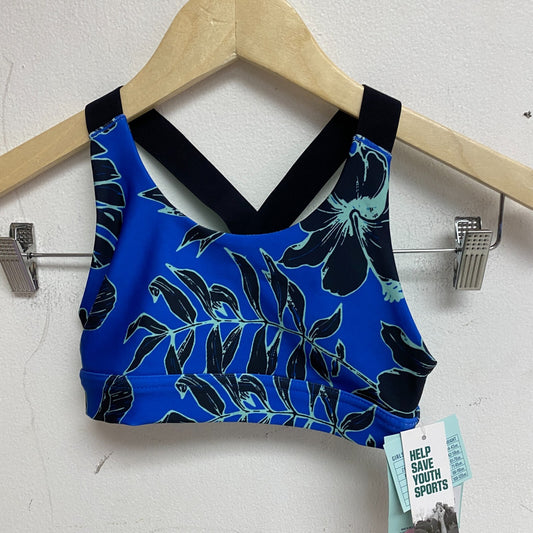 DSG Girls Performance Aspire Bra PRT Shadow Fronds Blue DAG11700PRTXG  BRAND NEW