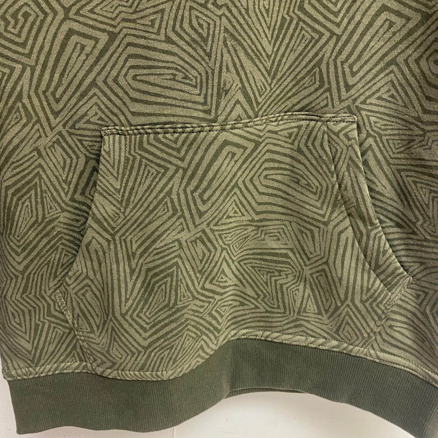 DSG Boys Printed Fleece Hoodie Skateboard Geo Green Long Sleeve DAB22400PRT