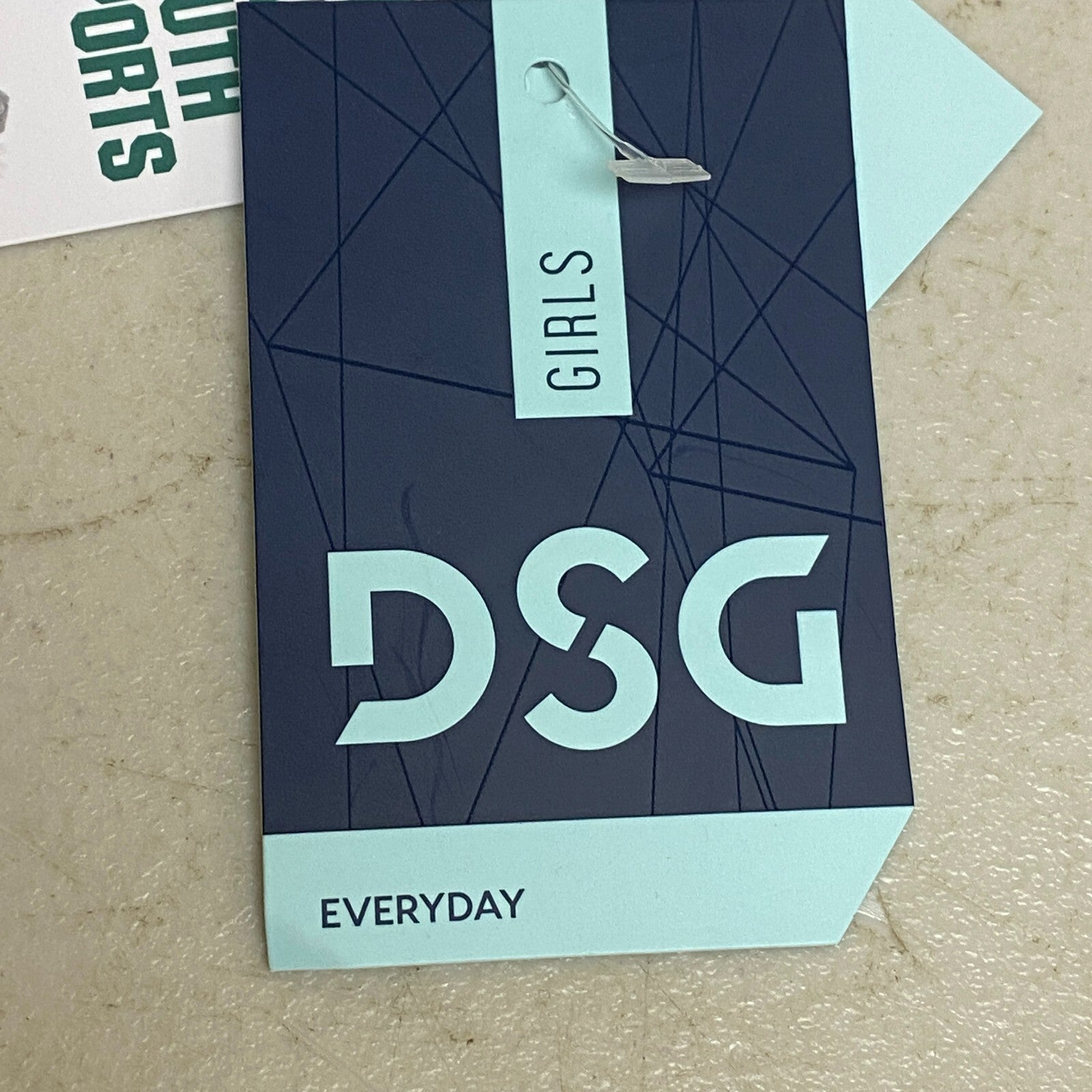 DSG Girl's Cut Off Short Sleeve Tee Olive Leaf DAG13118 Sporty Summer Trendy