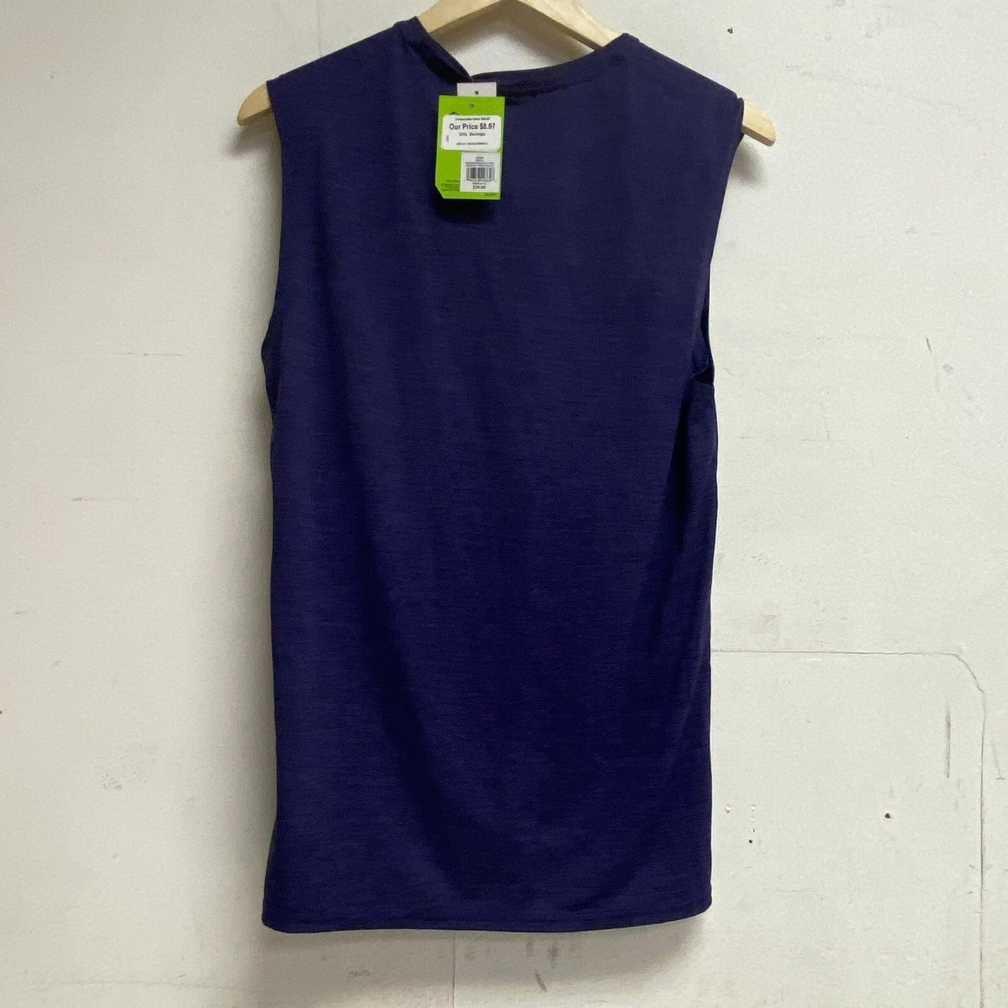 DSG Men's Movement Muscle Tank Midnight Purple/Black Solid Training DAM12115