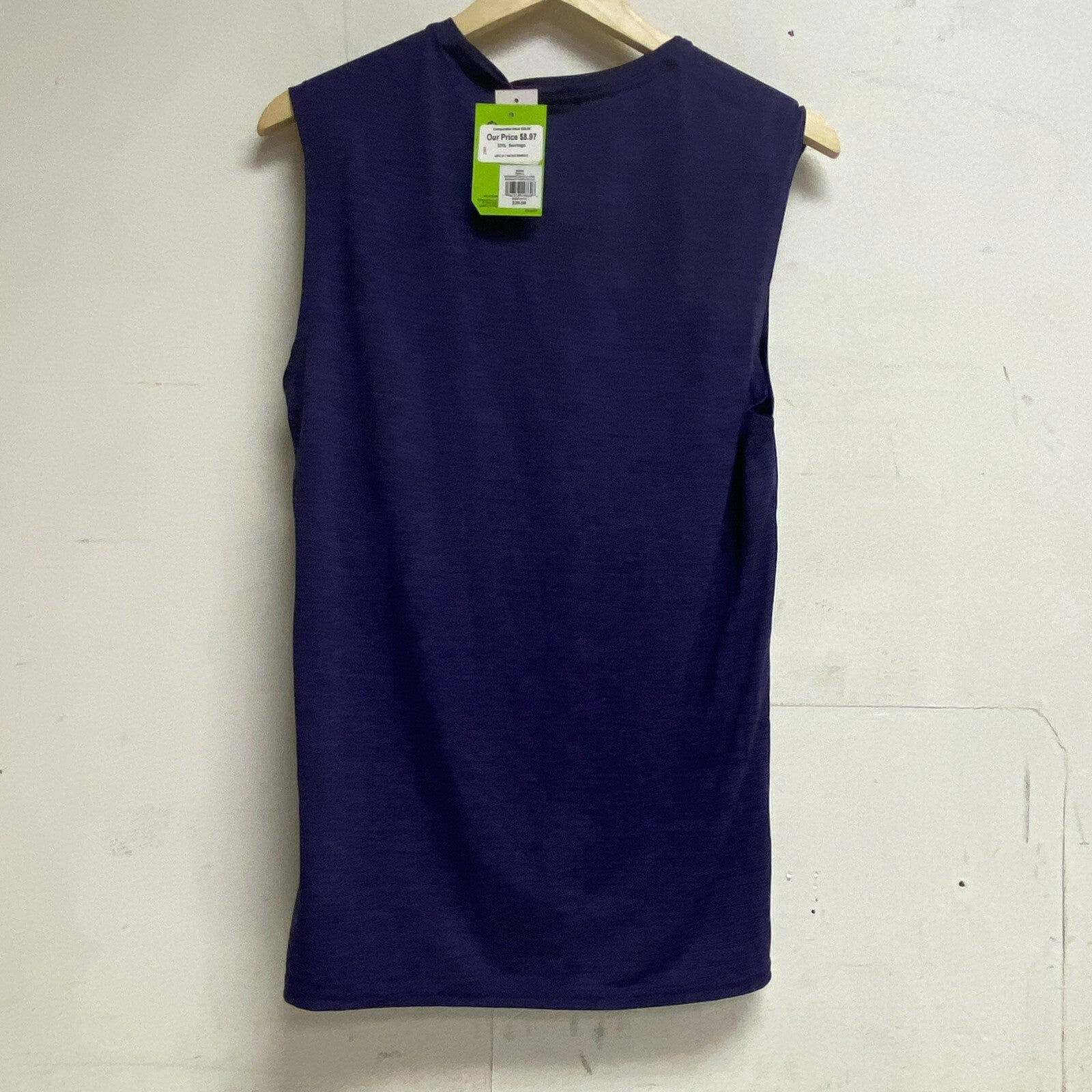 DSG Men's Movement Muscle Tank Midnight Purple/Black Solid Training DAM12115