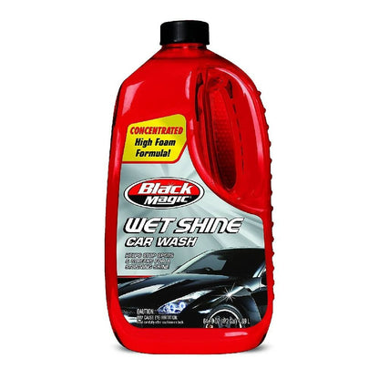 Black Magic Wet Shine Car Wash 64oz 1/2 Gallon Plastic Bottle – Model 120064