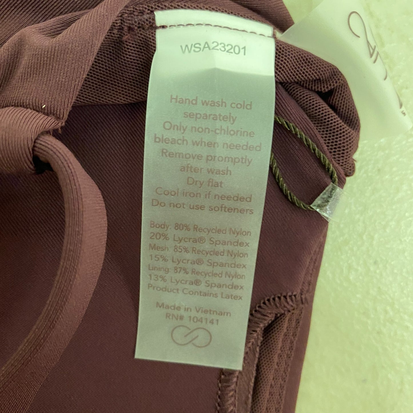 Calia Women's Triangle Bikini Top Wine WSA23201