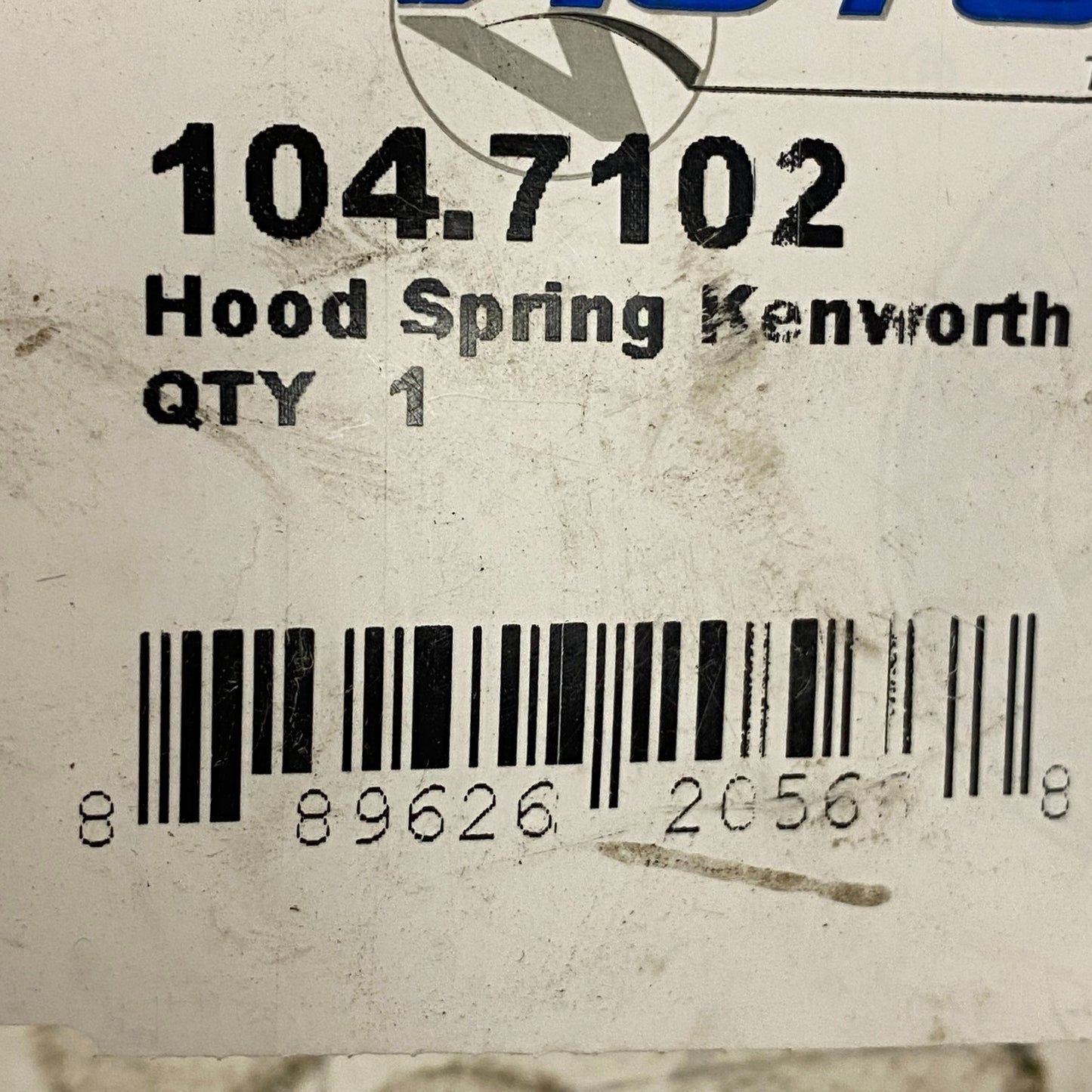 Automann Hood Spring for 1999–2011 Kenworth W900L Fiberglass Hood 104.7102