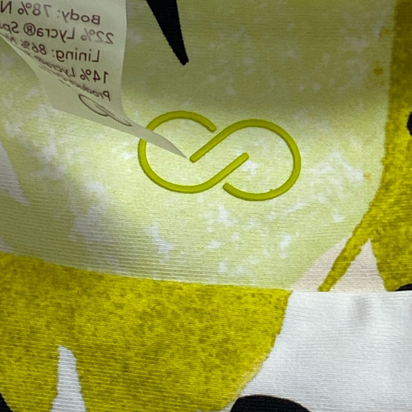 Calia Womens Mid Rise Wide Band Bottom Green Multi Summer Stylish WSA20406PRTX