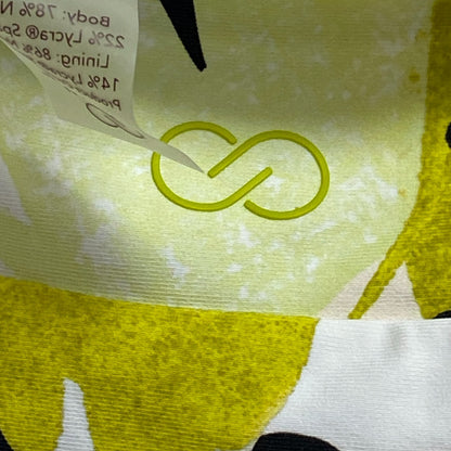 Calia Womens Mid Rise Wide Band Bottom Green Multi Summer Stylish WSA20406PRTX