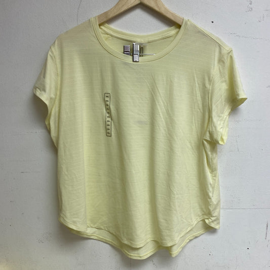CALIA Women's Renew Performance Short Sleeves Tee Lemon Sorbet WAX11214N New