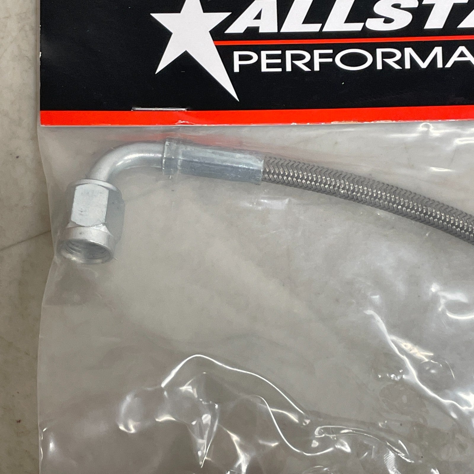 ALL STAR 12″ Braided Stainless Steel Brake Line Hose 3AN Straight End Universal