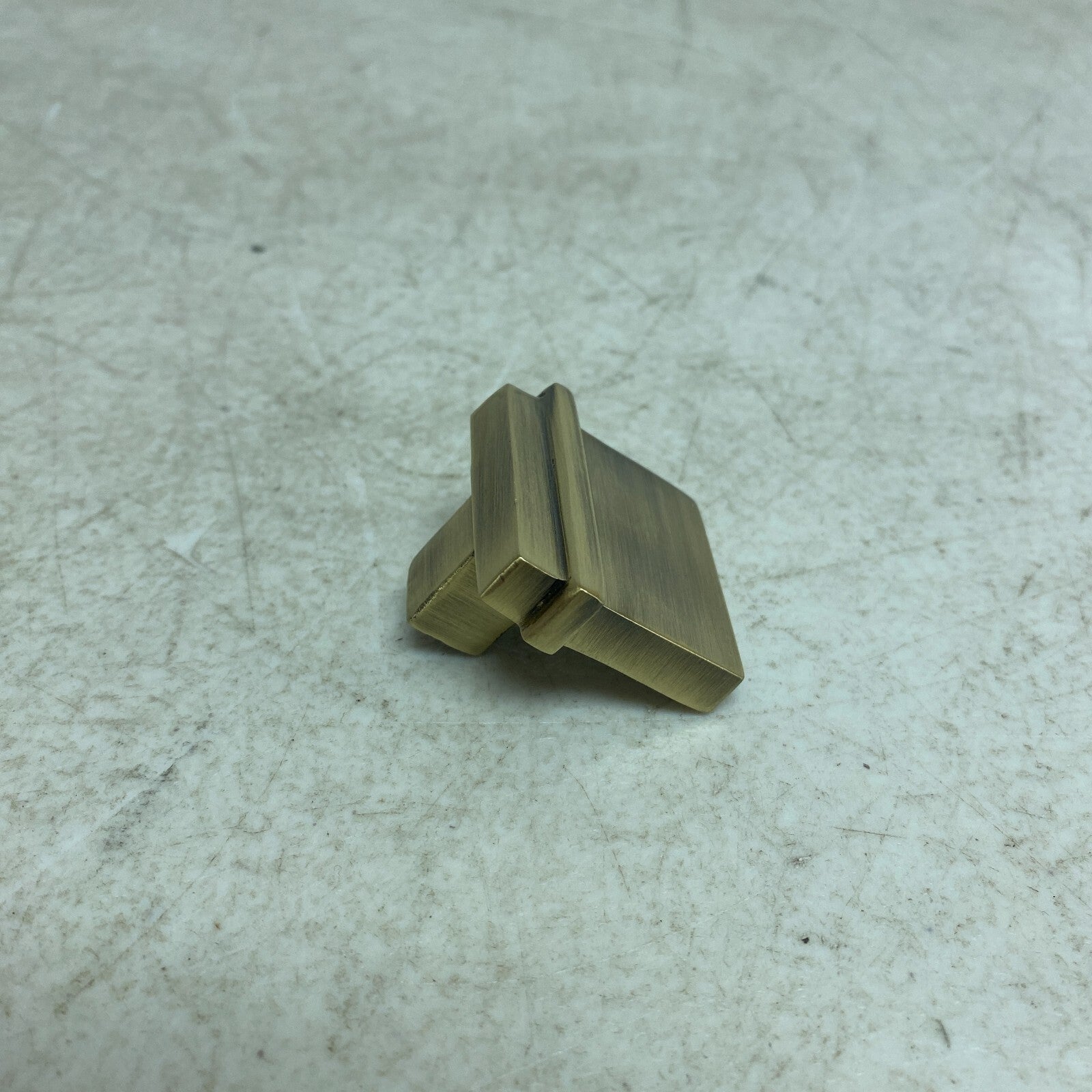 Signature Hardware Brass Knob - 1-1/4'' - Antique Brass,  MODEL: MNG-304-KNOB-AB