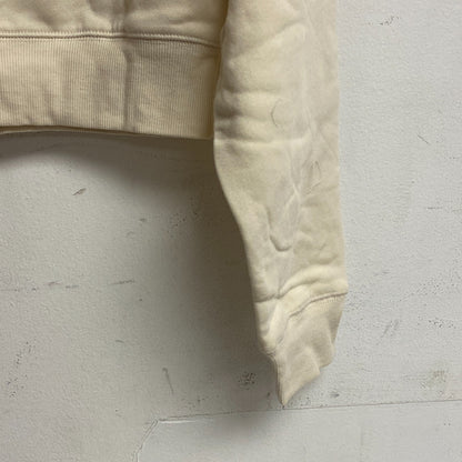 Arizona Jean Co. Women's Cropped Zip Up Hoodie Size Small Color: White Cap