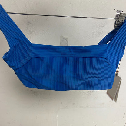 Calia Women's Swim Bikini Top Seamed Square Neck Top ROYAL BLUE WSA23209R New!