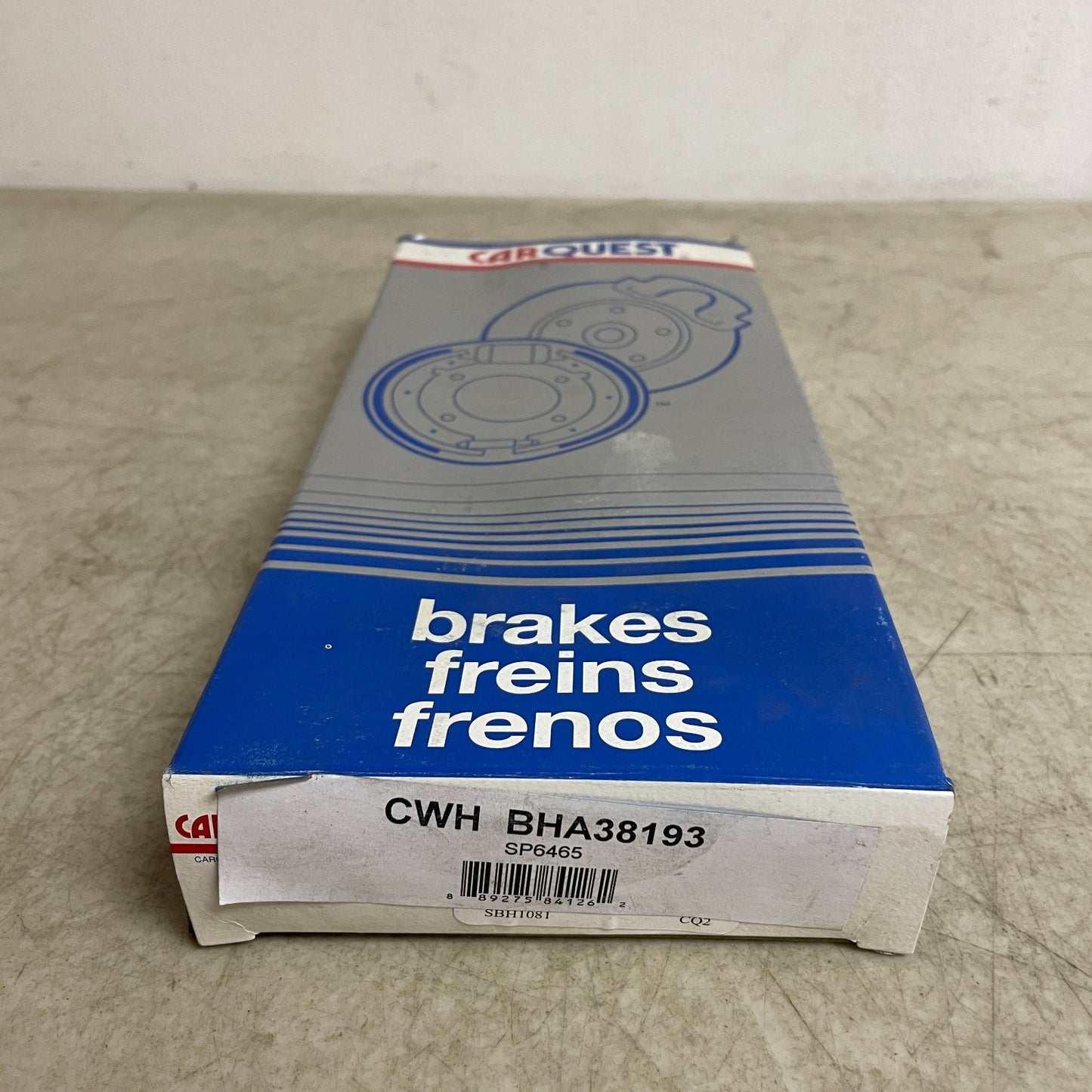 Carquest Premium Brake Hose Assembly FL Banjo-Female 15.9" BHA38193