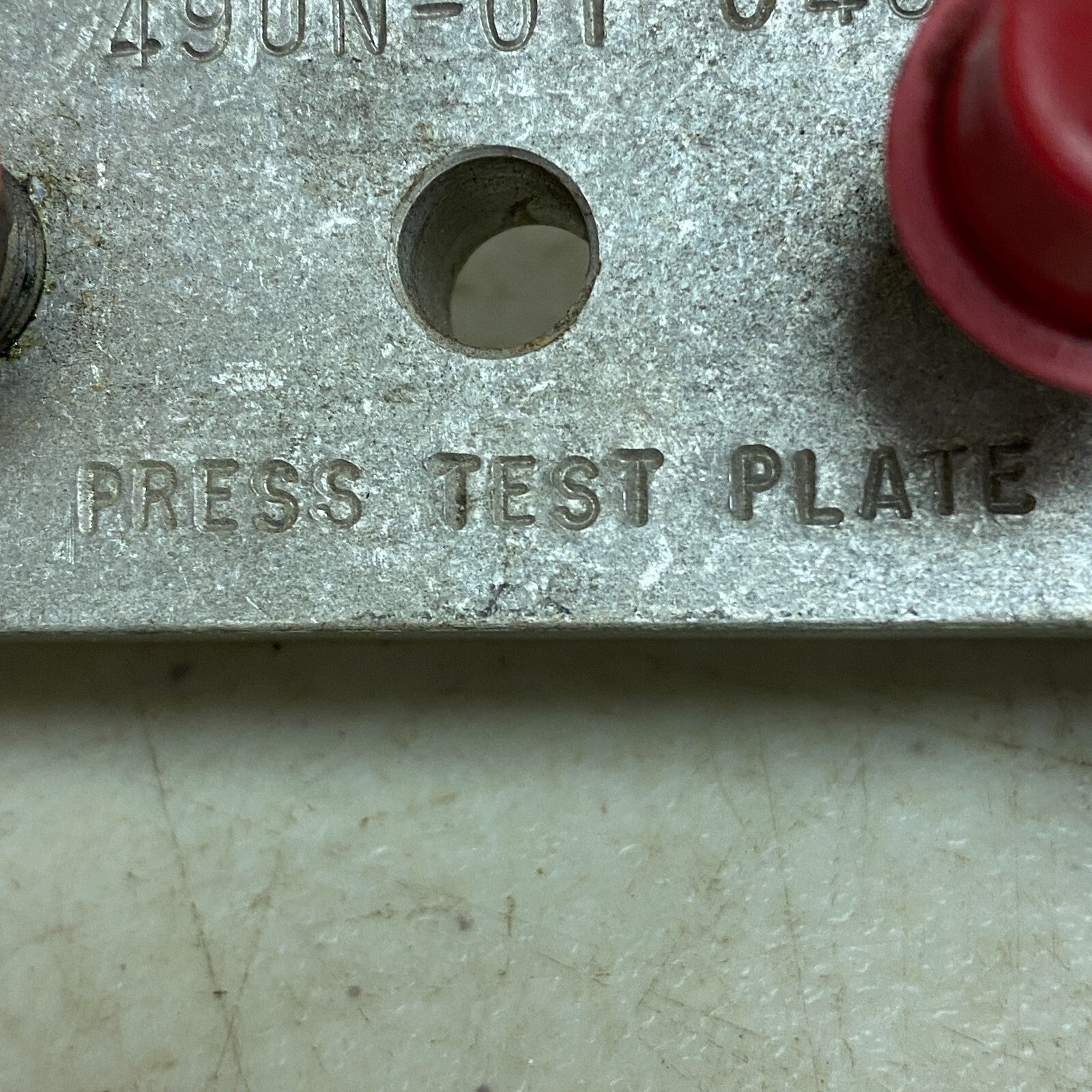 Mazda Press Test Plate 49UN-01-0480 Used Very good