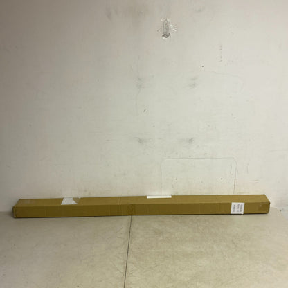 Signature Hardware 60" Straight Solid Brass Shower Rod - Matte Black