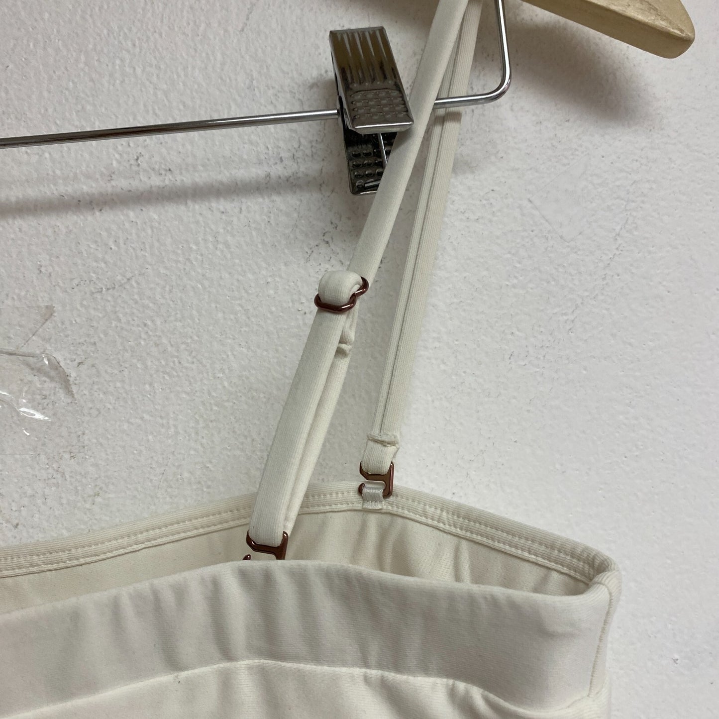 CALIA WOMENS Top BANDEAU TANKINI CLOUD COVER White WSA23304 Brand New!