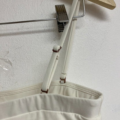 CALIA WOMENS Top BANDEAU TANKINI CLOUD COVER White WSA23304 Brand New!