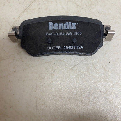 Bendix CFC1965 Priority1 Ceramic Rear Brake Pads for Nissan Rogue LEAF