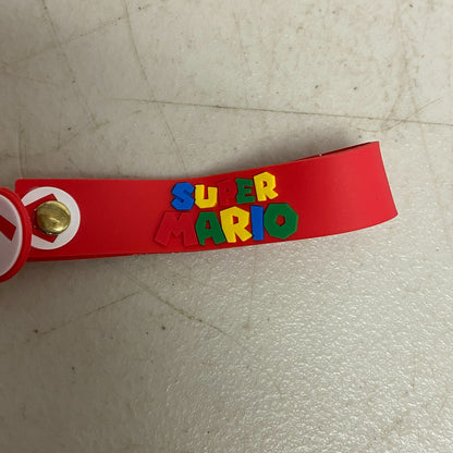 Assorted Silicone Mario Bros Keychain With Mario Accessory