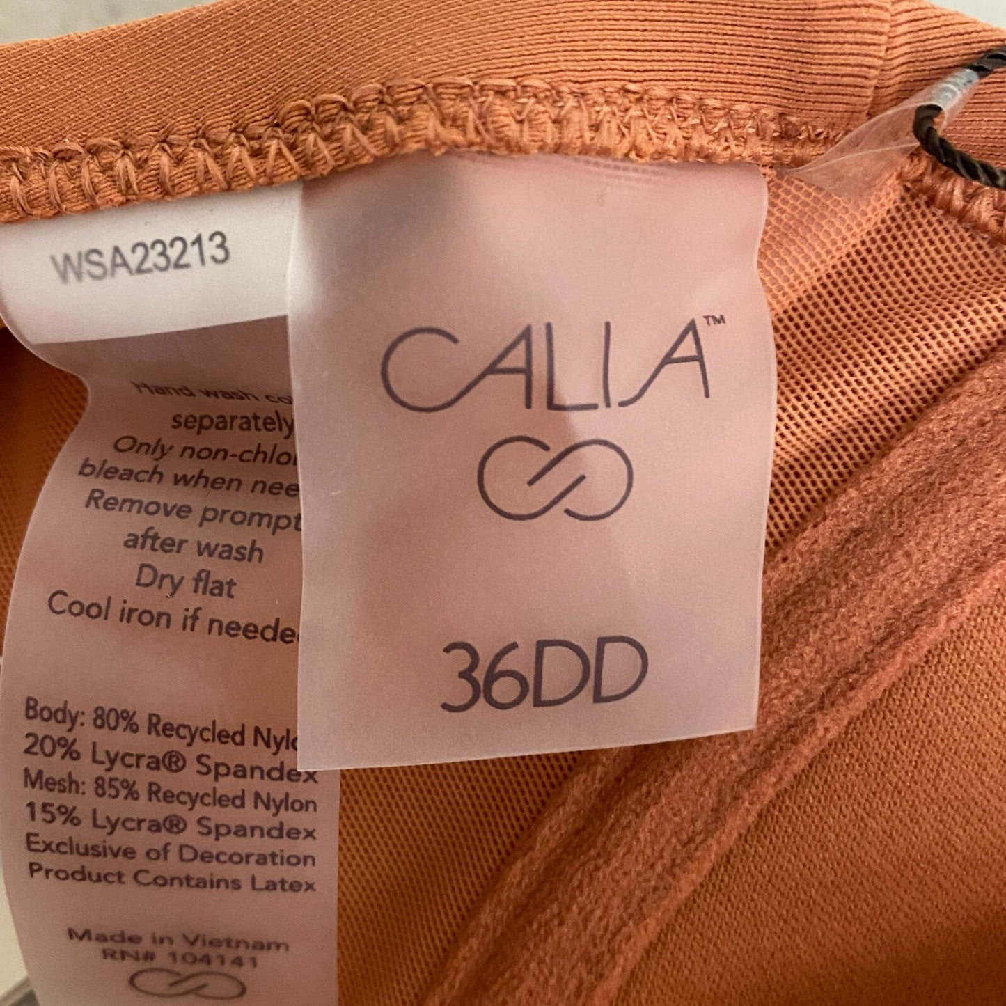 Calia Women's Underwire Bikini Top Apricot Aura WSA23213