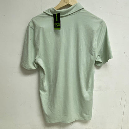 DSG Men's 365 Relaxed Fit Short Sleeve Polo Mint/ Pure White Shirt DAM13112