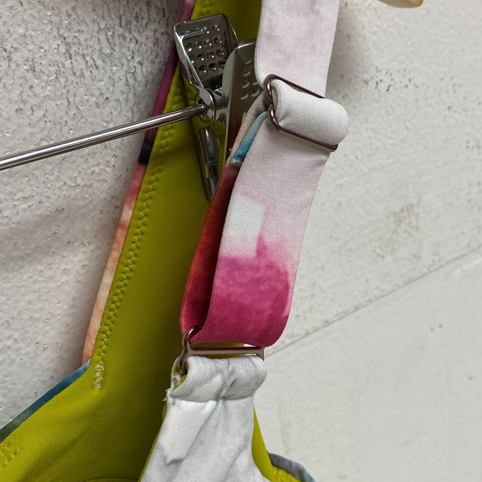 Calia Womens Bikini Top Power Sculpt Top Watercolor Multi WSA22208PRT