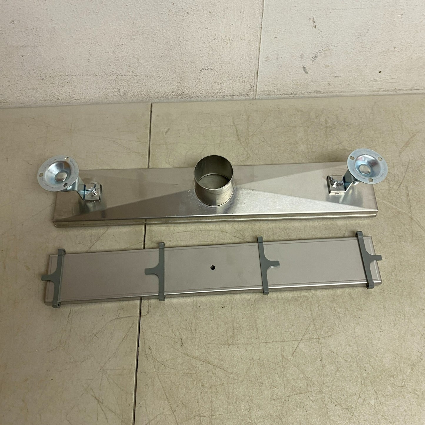 Signature Hardware 18" Cohen Linear Tile-In Shower Drain - Brushed Stainless S,,