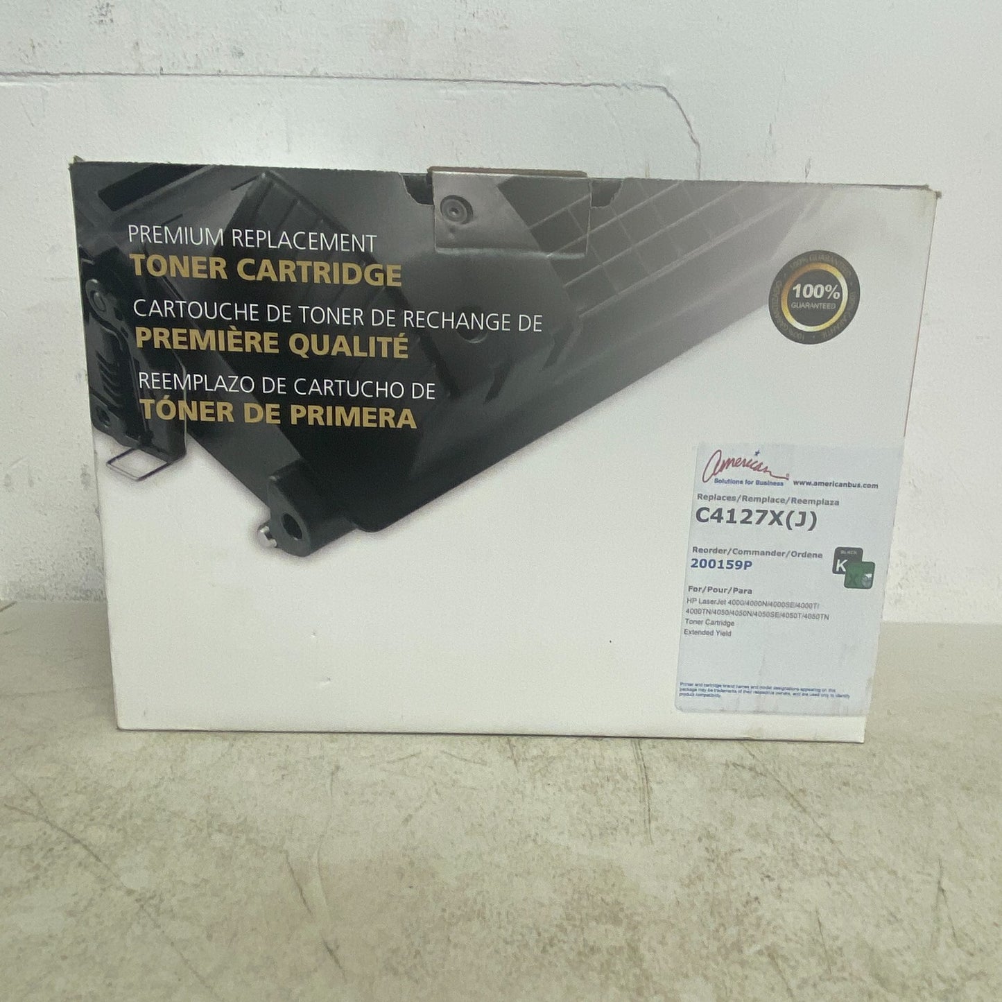 American Solutions for Business Premium Replacement Toner Cartridge C4127X(J)