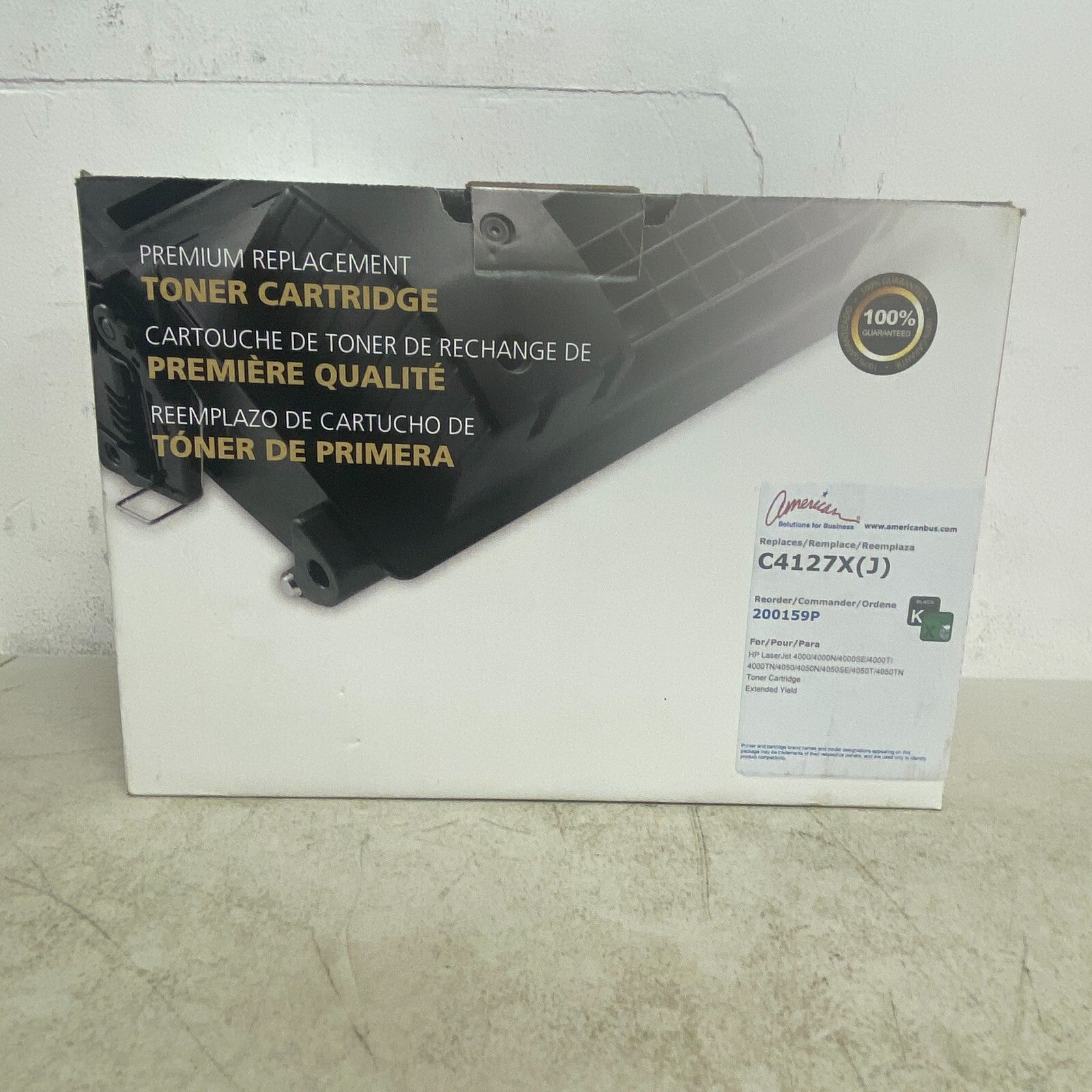 American Solutions for Business Premium Replacement Toner Cartridge C4127X(J)