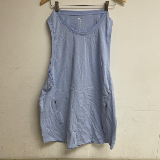 DSG x Twitch + Allison Menâs Zip Tank Nebulous Blue Athletic Top BOSSM12104