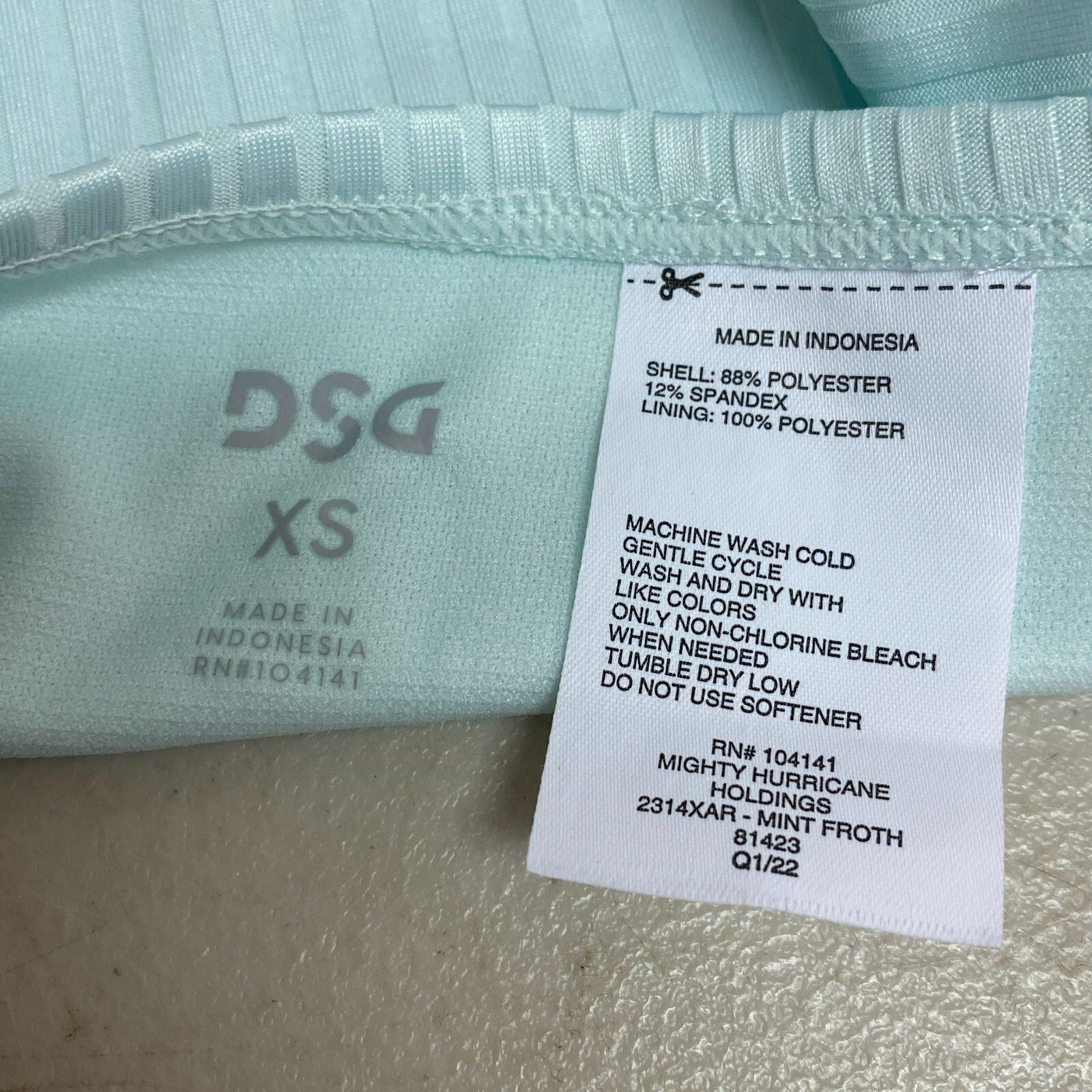 DSG Women's Tomie Swim Bottom Mint Froth Stylish Trendy Summer 2314XAR