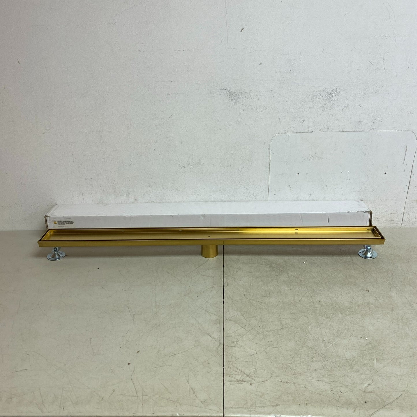 Signature Hardware 40" Cohen Linear Tile-in Shower Drain - Brushed Gold