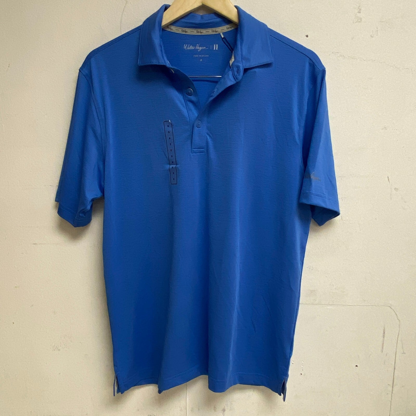 Walter Hagen Mens P11 Core Chmpnshp Solid Polo High Sea Blu MGA11415DSP23