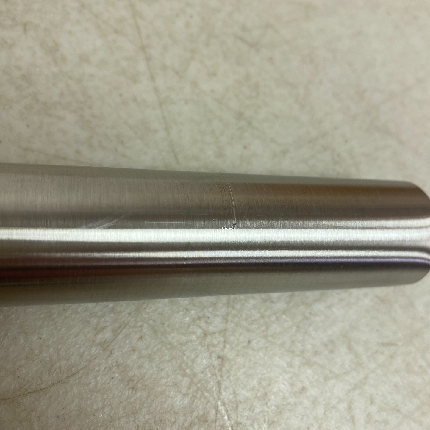 Signature Hardware 60" Curved Solid Brass Shower Rod - Brushed Nickel