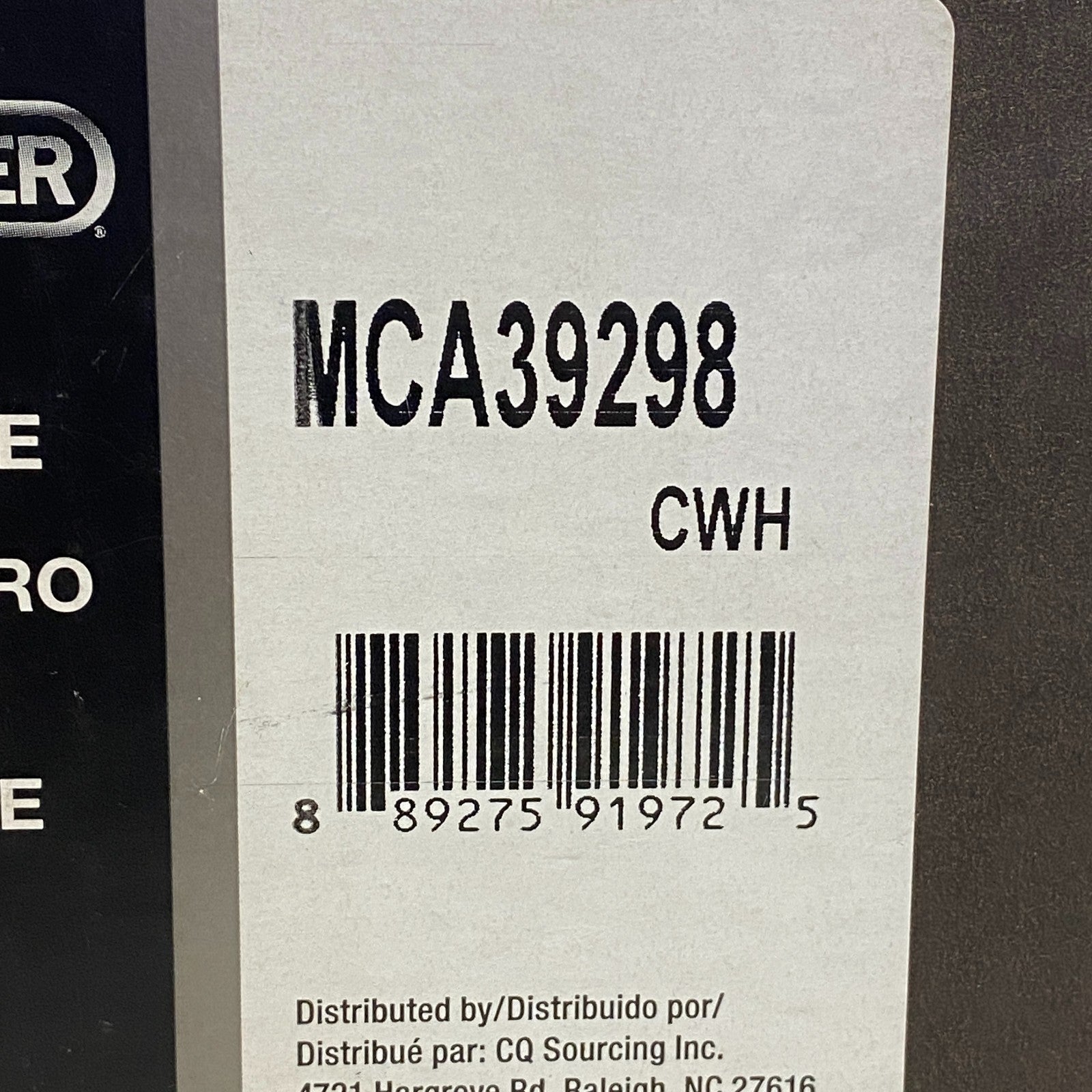 Carquest Wearever Disc Brake Caliper Bracket Rear Remanufactured MCA39298
