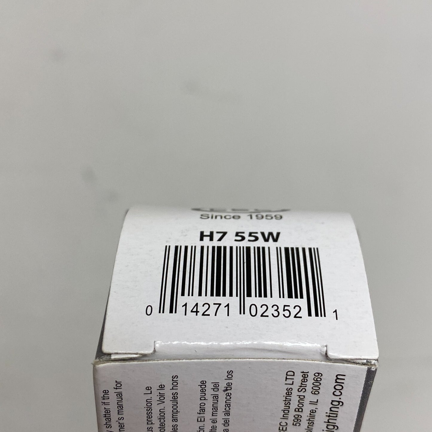 CEC Halogen Light Bulb H7 PX26d  12V , 55W , Brand New!