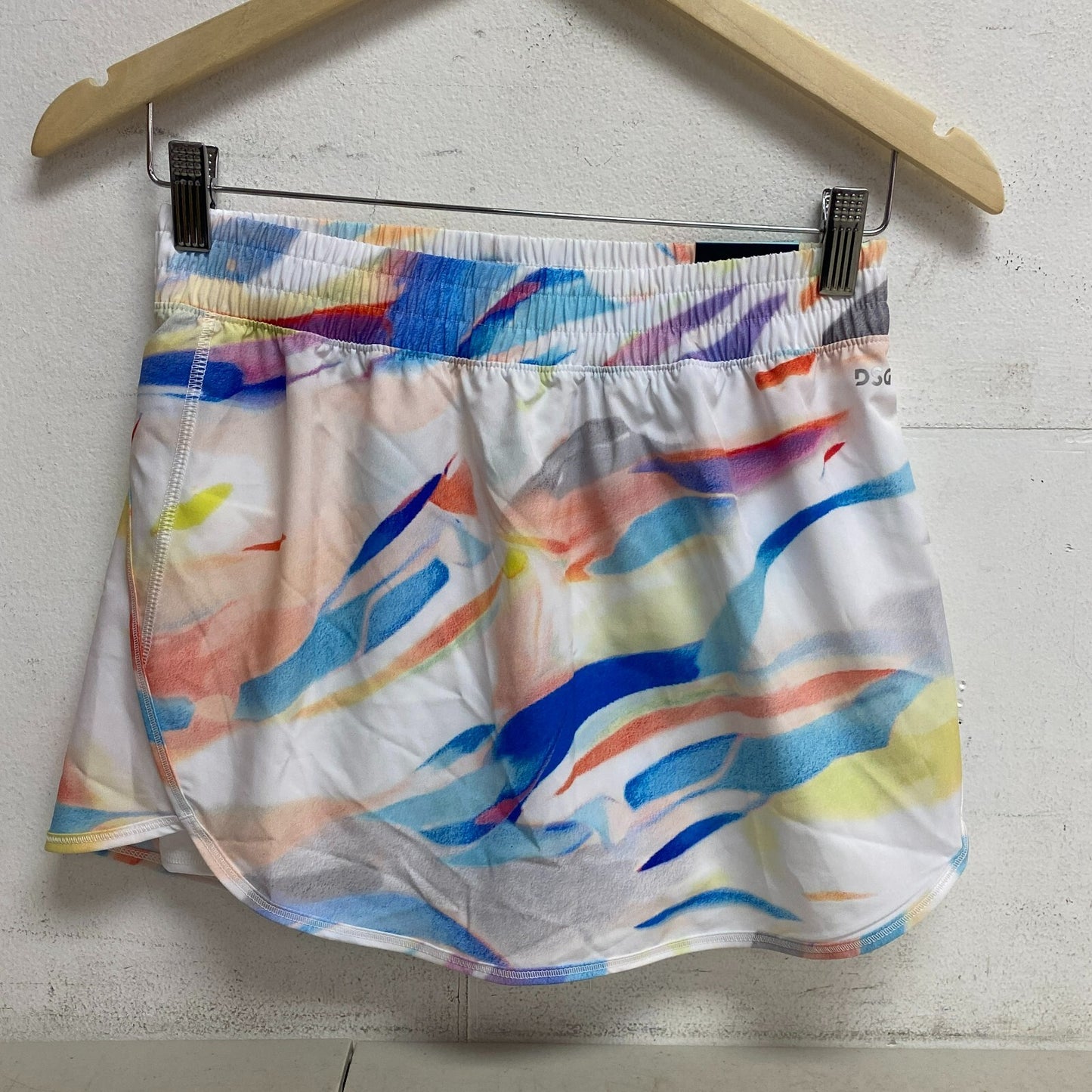 DSG Girls Mid Rise Stride Run Skort Summer Pull On Watercolor  DAG13108PRT