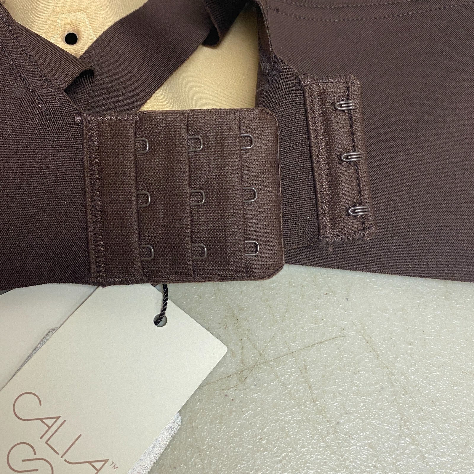 Calia Womens Give It Your All Crossback Bra Cocoa Dreams WAX17101 BRAND NEW