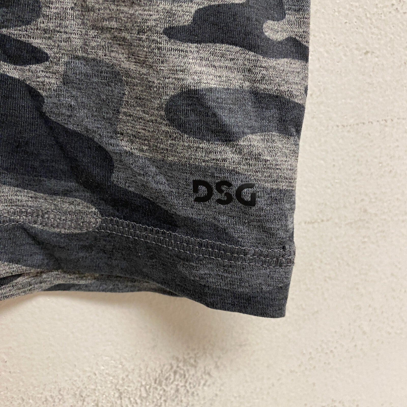 DSG Men's 365 Collection Short Sleeve Tee Print Pure Black Camo DAM21107PRT
