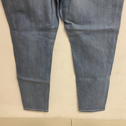 Ana Women's High Rise Exposed Button Skinny Jeans Size 16W Color Light Blue Bell