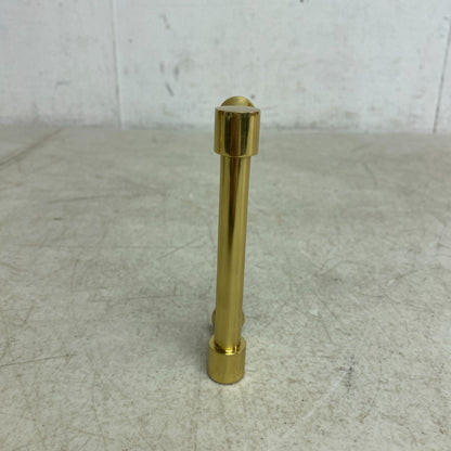 SIGNATURE HARDWARE 3-3/4" Strasbourg Solid Brass Cabinet Pull - Polished Nickel