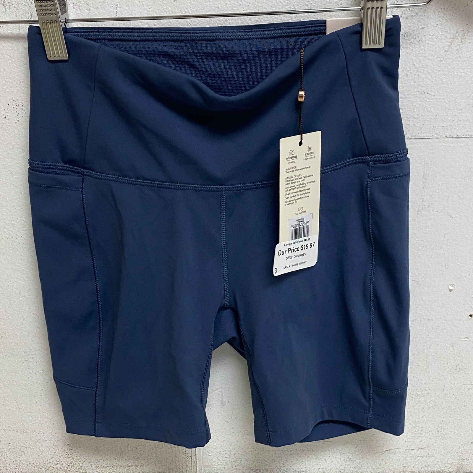 CALIA Women's Energize High Rise 5" Bike Shorts Ardosia Slate WAX12311FFS