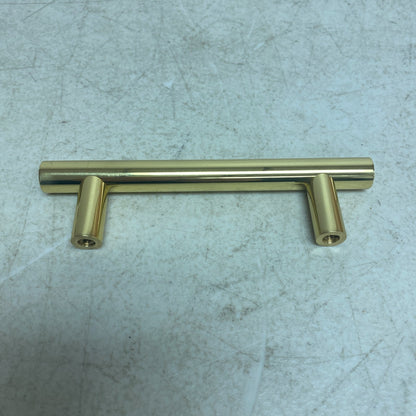 Signature Hardware 3-3/4" Avignon Solid Brass Cabinet Pull - Satin Brass