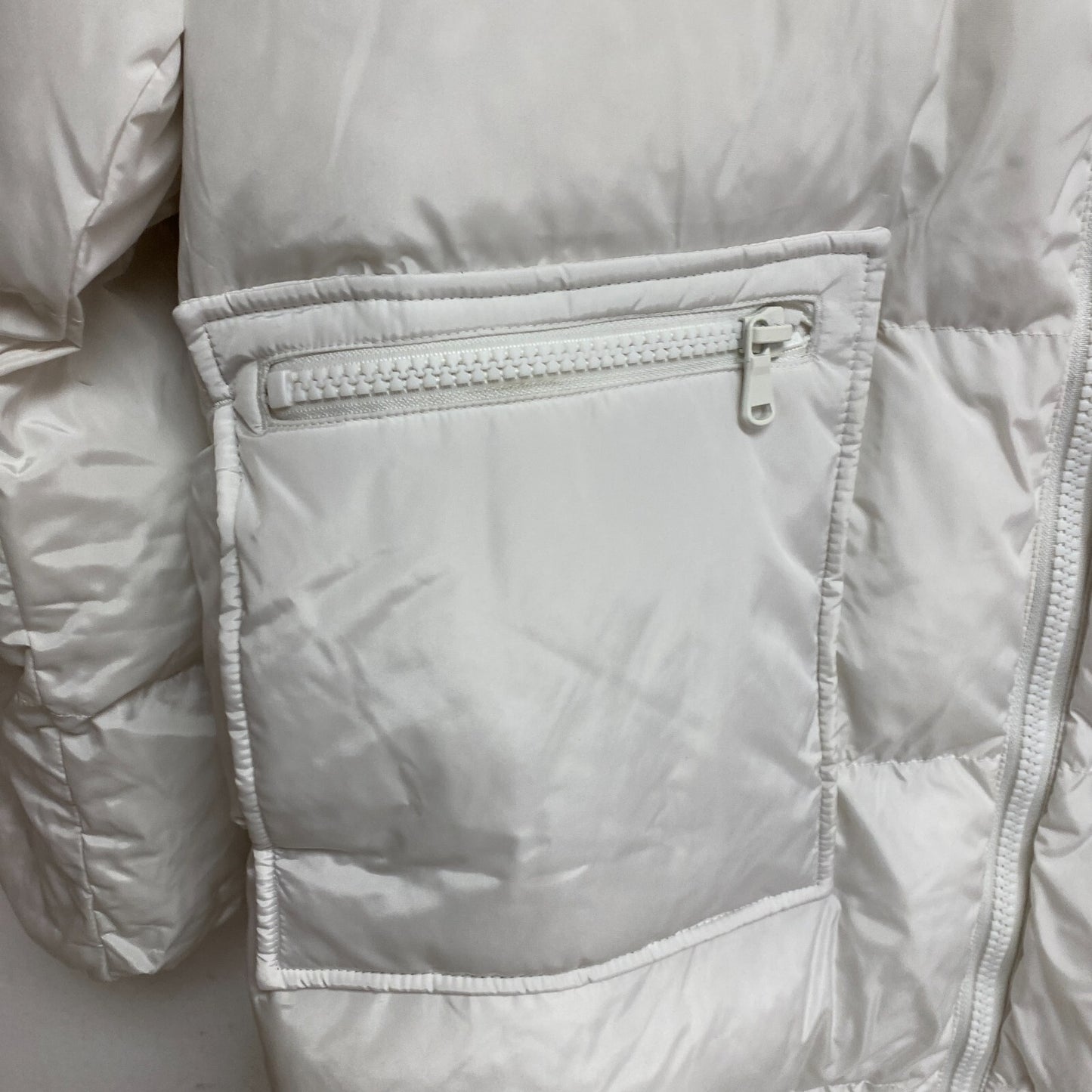 CALIA WOMENS OUTWEAR LONG LINE SNAP PUFFER JACKET CLOUD COVER WAX36033 NEW!