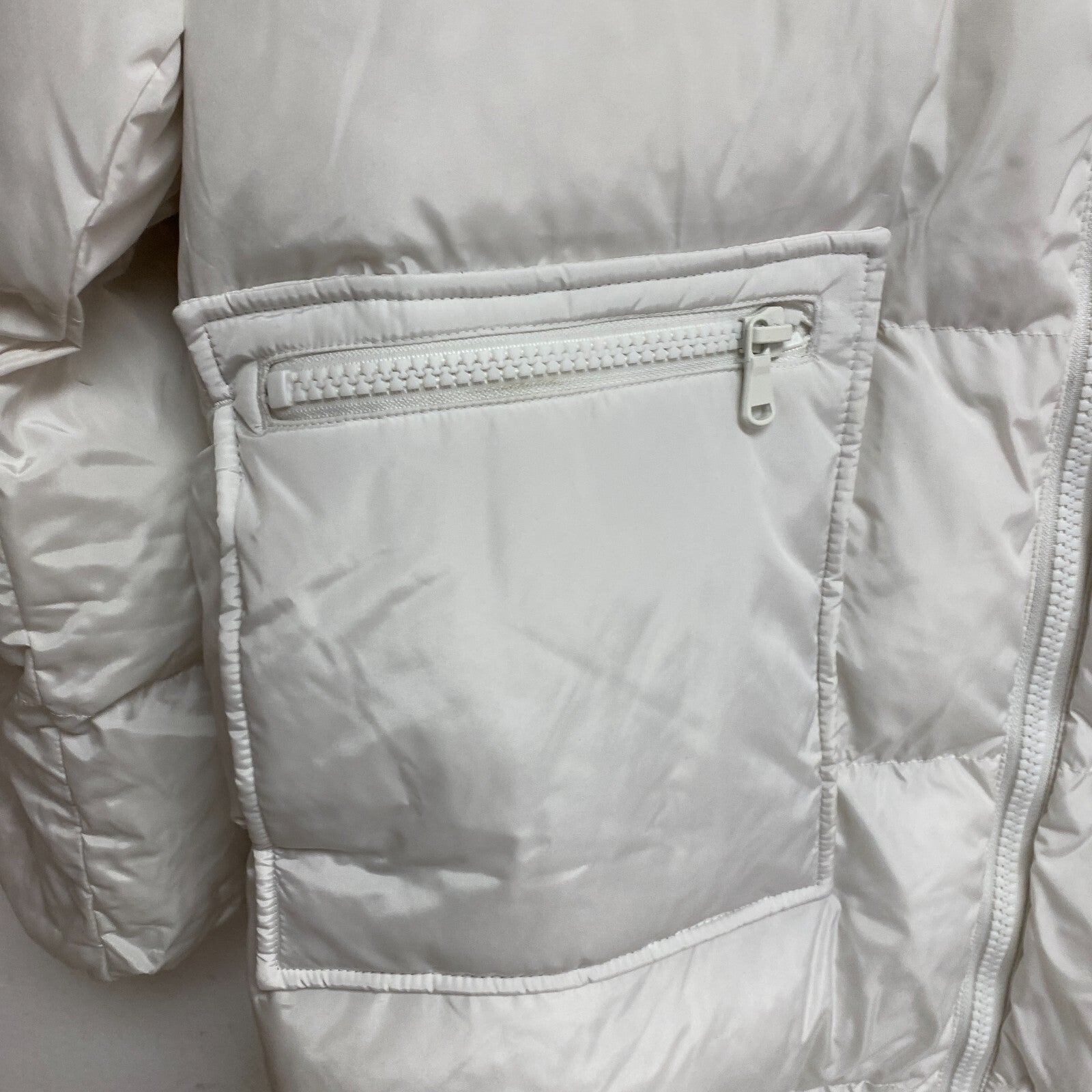 CALIA WOMENS OUTWEAR LONG LINE SNAP PUFFER JACKET CLOUD COVER WAX36033 NEW!