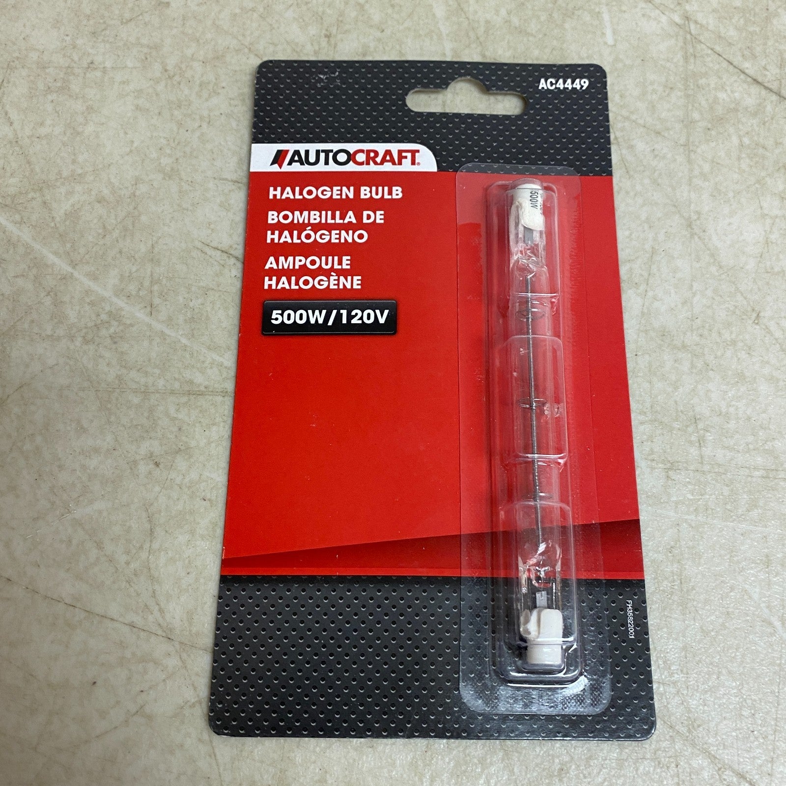 AutoCraft Halogen Bulb 500W 120V Bright White 3 Pack AC4449
